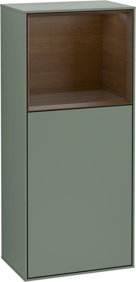 Villeroy & Boch Finion Seitenschrank G510GF, 418 mm, Glossy White Lacquer, mit Beleuchtung