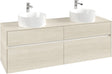 Villeroy & Boch Waschtischunterschrank Collaro C052 1600 mm White Oak – 4 Auszüge, SoftClosing, wandmontiert