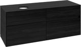 Villeroy & Boch Waschbeckenunterschrank Collaro C046 Black Oak 1400 mm mit 4 Auszügen