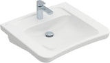 Villeroy & Boch ViCare Wandwaschbecken 650x550mm Rechteckig Weiß Alpin