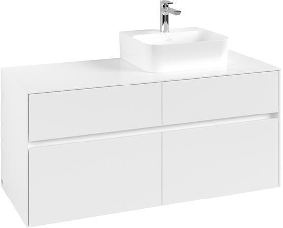 Villeroy & Boch Waschtischunterschrank Collaro 1200 mm White Matt mit 4 Auszügen