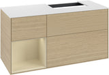 Villeroy & Boch Waschtischunterschrank Finion G141G 1200 mm Glossy White mit LED-Beleuchtung