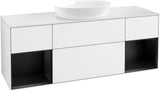 Villeroy & Boch Finion Waschbeckenunterschrank 1600 mm Glossy White Lacquer – mit LED-Beleuchtung