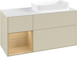 Villeroy & Boch Finion Waschtischunterschrank 1200 mm Glossy White mit Beleuchtung