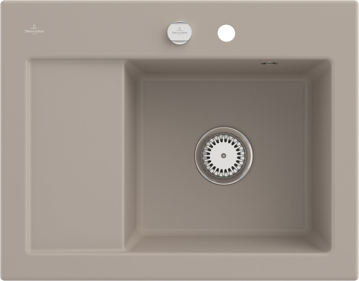 Villeroy & Boch Einbauspüle Subway 45 Compact 331301 Weiß Alpin CeramicPlus 650x510mm