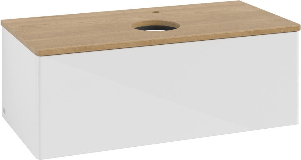 Villeroy & Boch Waschtischunterschrank Antao 1000 mm Glossy White Lacquer mit Auszug
