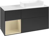 Villeroy & Boch Finion Waschtischunterschrank 1200 mm Glossy White mit Beleuchtung