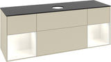 Villeroy & Boch Finion Waschtischunterschrank 1600 mm Glossy White Lacquer mit Beleuchtung