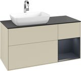 Villeroy & Boch Finion Waschtischunterschrank 1200 mm Glossy White mit Beleuchtung und SoftClosing