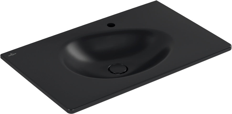 Villeroy & Boch Antao Schrankwaschtisch 800 mm Almond CeramicPlus – Wandmontage, TitanCeram, ohne Überlauf