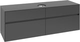 Villeroy & Boch Waschtischunterschrank Collaro C049 B0 1600 mm White Oak mit LED-Beleuchtung