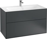 Villeroy & Boch Finion Waschtischunterschrank 996 mm Glossy White Lacquer mit 2 Auszügen