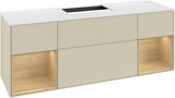 Villeroy & Boch Finion Waschtischunterschrank 1600 mm Glossy White Lacquer mit Beleuchtung