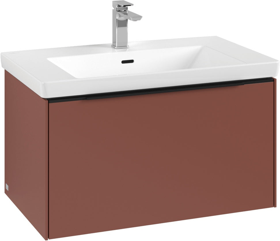 Villeroy & Boch Waschtischunterschrank Subway 3.0 C 573L0 Brilliant White mit Beleuchtung