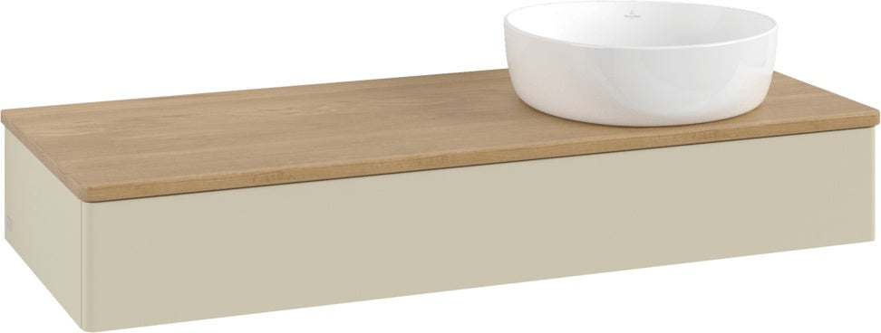 Villeroy & Boch Waschtischunterschrank Antao 1200 mm Anthrazit Matt mit LED-Auszugsbeleuchtung