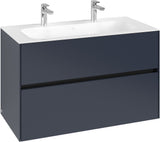 Villeroy & Boch Waschbeckenunterschrank Collaro C13900 in White Oak – 996 mm, 2 Auszüge, SoftClosing
