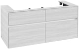 Villeroy & Boch Collaro Waschtischunterschrank 1200 mm Soft Grey mit 4 Auszügen