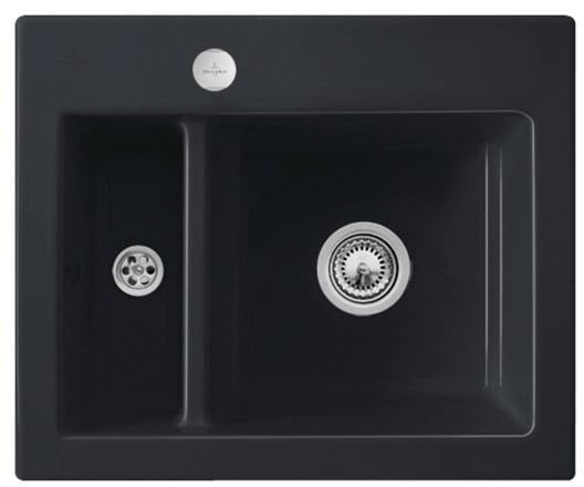 Villeroy & Boch Subway 60 XM Flat Einbauspüle 585x475 mm Graphite CeramicPlus