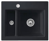 Villeroy & Boch Subway 60 XM Flat Einbauspüle 585x475 mm Graphite CeramicPlus