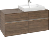 Villeroy & Boch Waschtischunterschrank Collaro C083 B0 1200 mm Arizona Oak mit Beleuchtung