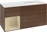 Villeroy & Boch Finion Waschtischunterschrank 1200 mm Glossy White Lacquer mit LED-Beleuchtung