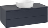 Villeroy & Boch Waschtischunterschrank Antao 1000 mm Midnight Blue Matt – 2 Auszüge, Push-to-Open