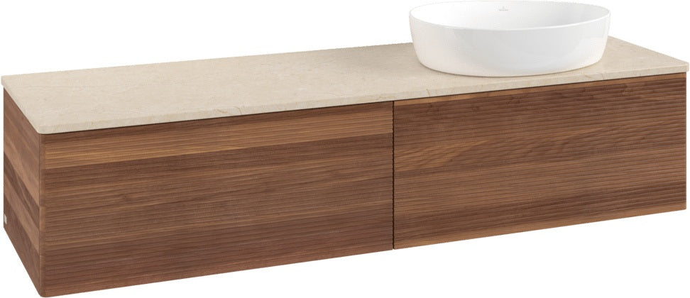 Villeroy & Boch Waschtischunterschrank Antao 1600 mm Warm Walnut mit SoftClosing