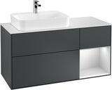 Villeroy & Boch Waschtischunterschrank Finion F401G 1200 mm Glossy White Lacquer mit Beleuchtung