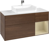 Villeroy & Boch Waschtischunterschrank Finion F421G 1200 mm Glossy White Lacquer