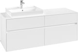 Villeroy & Boch Waschtischunterschrank Collaro White Matt 1400 mm mit 4 Auszügen