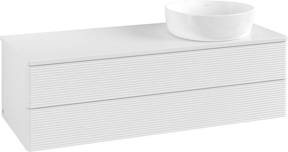 Villeroy & Boch Waschtischunterschrank Antao K23150 1200 mm Glossy White Lacquer mit SoftClosing