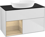 Villeroy & Boch Finion Waschtischunterschrank 1000 mm Glossy White Lacquer mit Beleuchtung