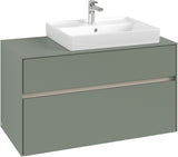 Villeroy & Boch Collaro Waschtischunterschrank C018 B0 1000 mm White Oak mit Beleuchtung