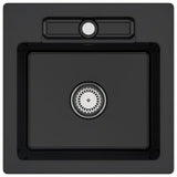 Villeroy & Boch Einbauspüle Siluet 50 S 510x510mm TitanCeram Ebony CeramicPlus