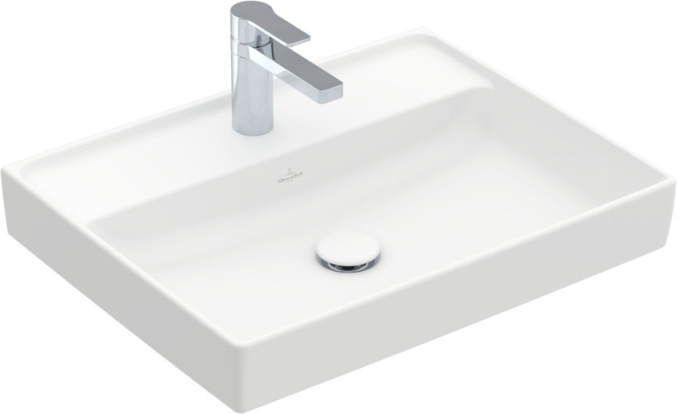 Villeroy & Boch Wandwaschbecken Collaro 600x470 mm Stone White CeramicPlus