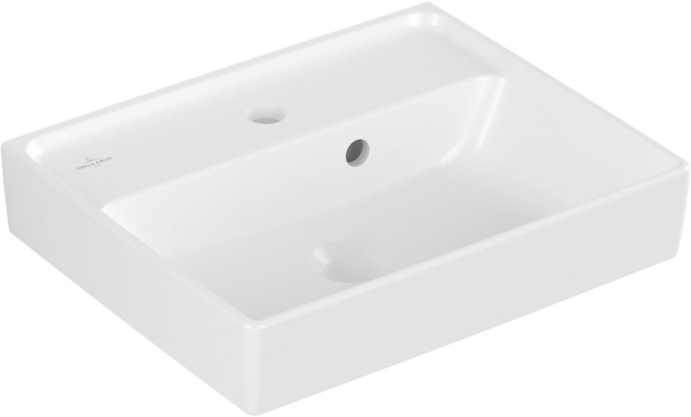 Villeroy & Boch Handwaschbecken Collaro 450x370mm Rechteck Weiß Alpin TitanCeram