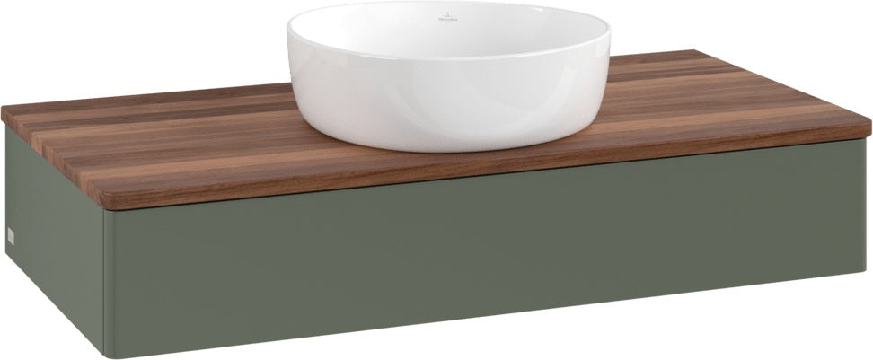 Villeroy & Boch Waschtischunterschrank Antao 1000 mm Anthrazit Matt Lack mit Push-to-Open