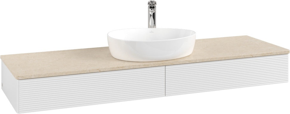 Villeroy & Boch Waschtischunterschrank Antao K14153 1600 mm Glossy White Lacquer mit SoftClosing