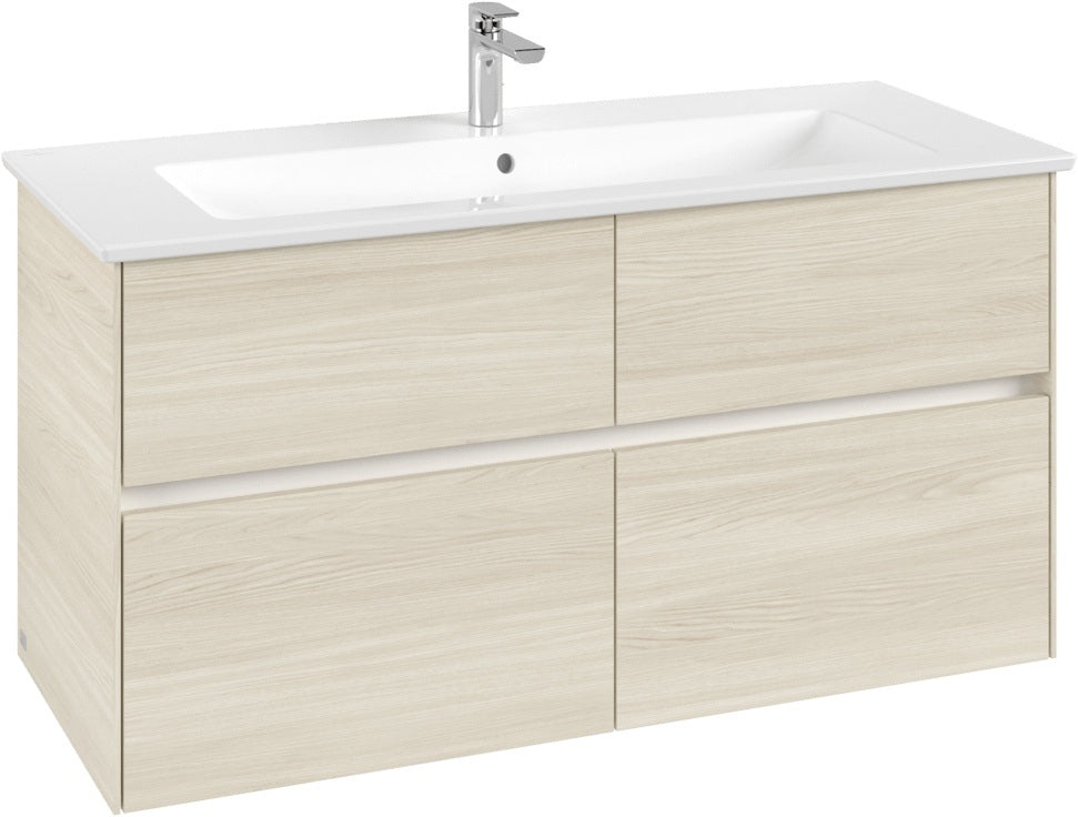 Villeroy & Boch Waschbeckenunterschrank Collaro C146 1161 mm White Oak mit SoftClosing