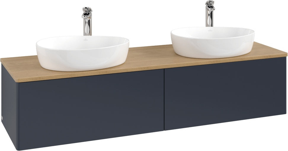 Villeroy & Boch Antao Waschtischunterschrank 1600 mm Anthracite Matt mit 2 Auszügen