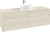Villeroy & Boch Waschtischunterschrank Collaro C049 B0 1600 mm White Oak mit LED-Beleuchtung