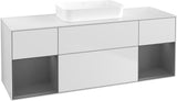 Villeroy & Boch Finion Waschtischunterschrank 1600 mm Glossy White Lacquer mit Beleuchtung