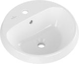 Villeroy & Boch Einbauwaschbecken Architectura 450x450mm Rund Weiß Alpin