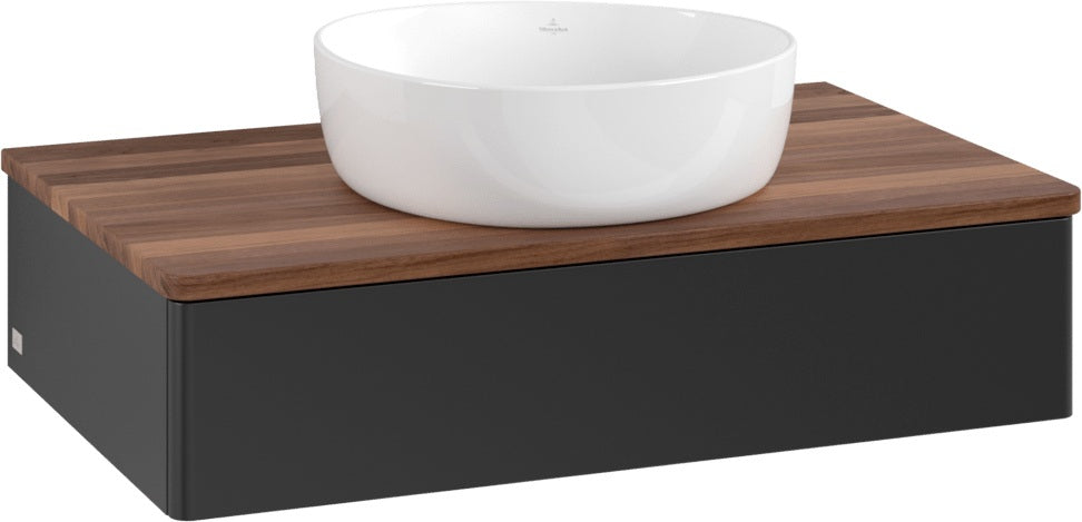 Villeroy & Boch Waschtischunterschrank Antao 800 mm Glossy White Lacquer mit LED-Beleuchtung