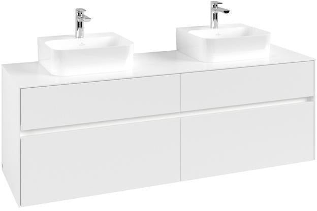 Villeroy & Boch Waschtischunterschrank Collaro C107B0 1600 mm White Matt mit LED-Beleuchtung