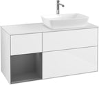 weiß / Mitteldichte Faserplatte (MDF) / G801G K 1200x603x501mm Glossy White