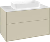 Villeroy & Boch Finion Waschtischunterschrank 1000 mm Glossy White Lack mit SoftClosing