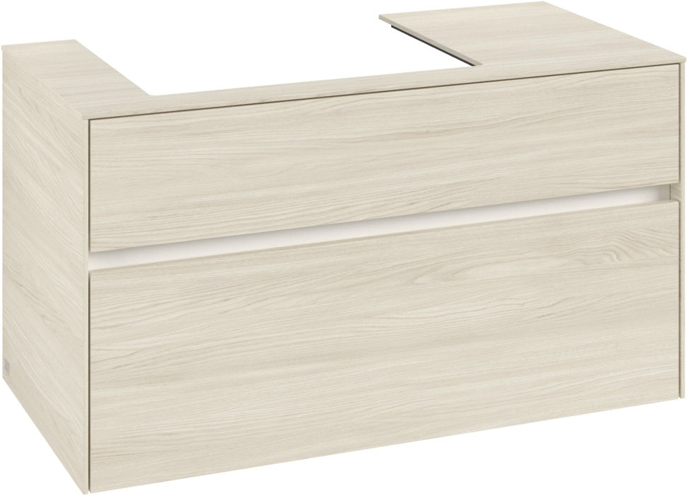 Villeroy & Boch Waschbeckenunterschrank Collaro C01700 1000 mm White Oak mit SoftClosing