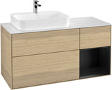 Villeroy & Boch Waschtischunterschrank Finion F401G 1200 mm Glossy White Lacquer mit Beleuchtung