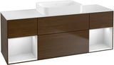 Villeroy & Boch Finion Waschtischunterschrank 1600 mm Glossy White Lacquer mit Beleuchtung